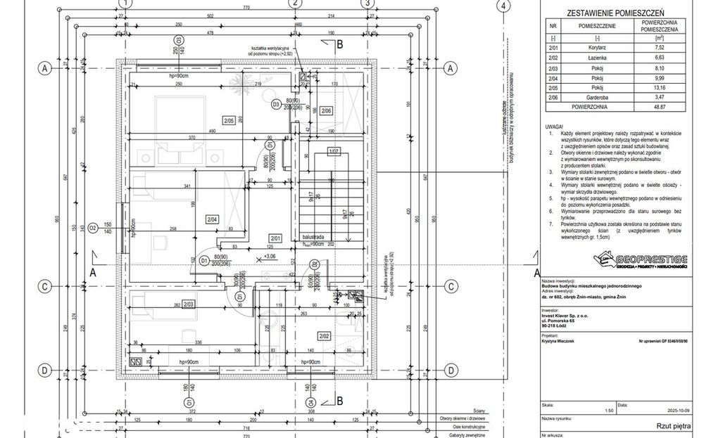 Dom jednorodzinny z garażem | 125,16 m² | Działka 442 m² | Żnin