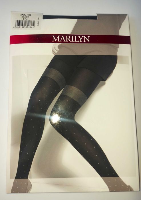 Rajstopy 3/4 Marilyn Czarne Nietuzinkowe