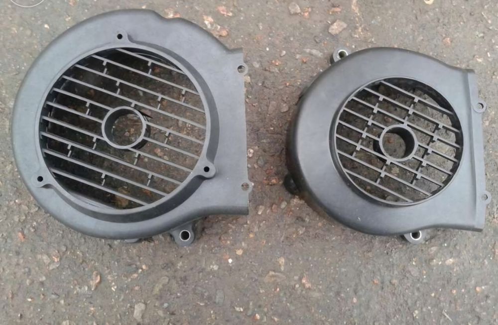 Пластик обдува цилиндра на скутер