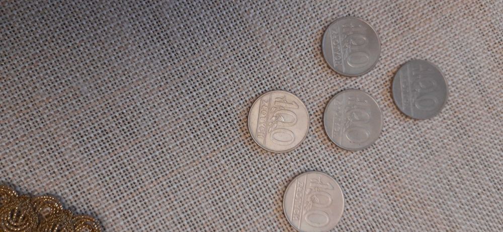 Monety 100 zł. rok 1990