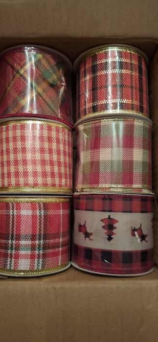 Декоративна стрічка, 6 рулонів по 3 метри, ціна за комплект