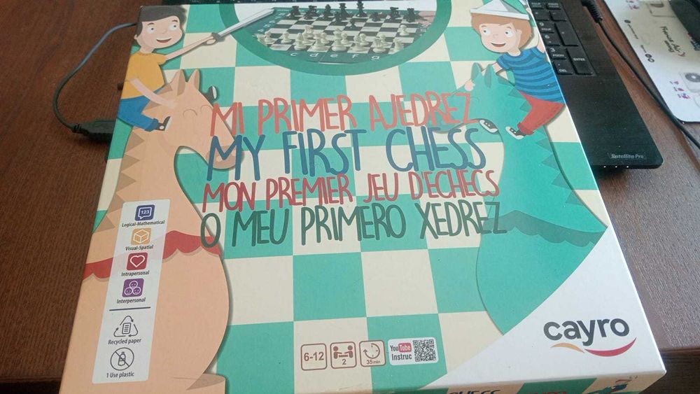 Jogo O Meu Primeiro Xadrez CAYRO (6-12 anos)
