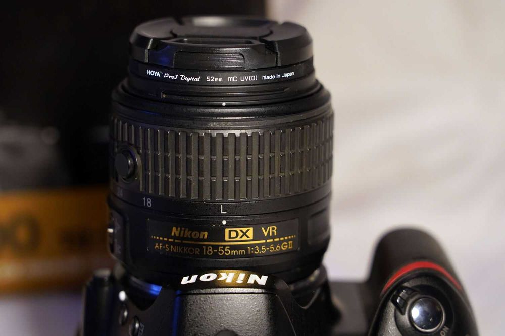 Nikon D3200 (24 Mp) + NIKKOR 18-55mm 3.5-5.6 G VR II + acessórios