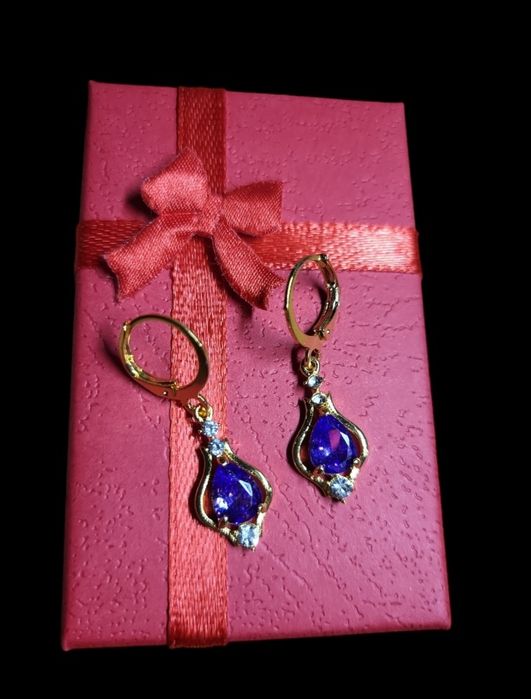 Piękne zlote kolczyki