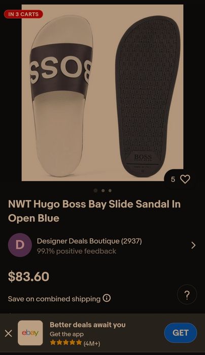 BOSS klapki Hugo granatowo-białe ROZ.- 46
Klapki Bay Granatowy ROZMIAR