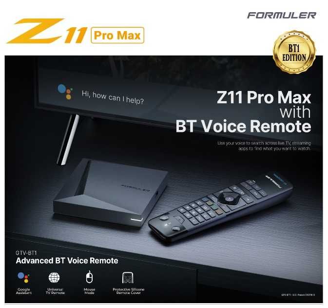 Formuler Z11 PRO MAX BT1 EDITION - MyTvOnline3 - 4GB/ 32GB -