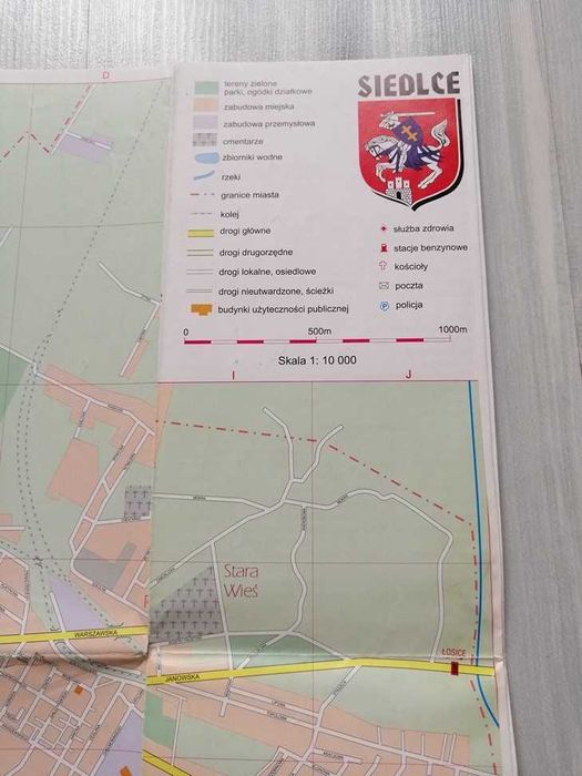 Plan miasta Siedlce. Mapa dla fanów The Office PL i Kropliczanki ;).