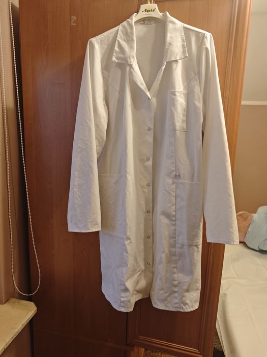 Fartuch biały colormed rozmiar L