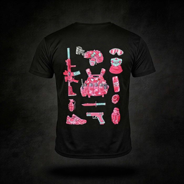 Тактична футболка Coolmax black. Стиль Military. M-3XL.Без передоплат