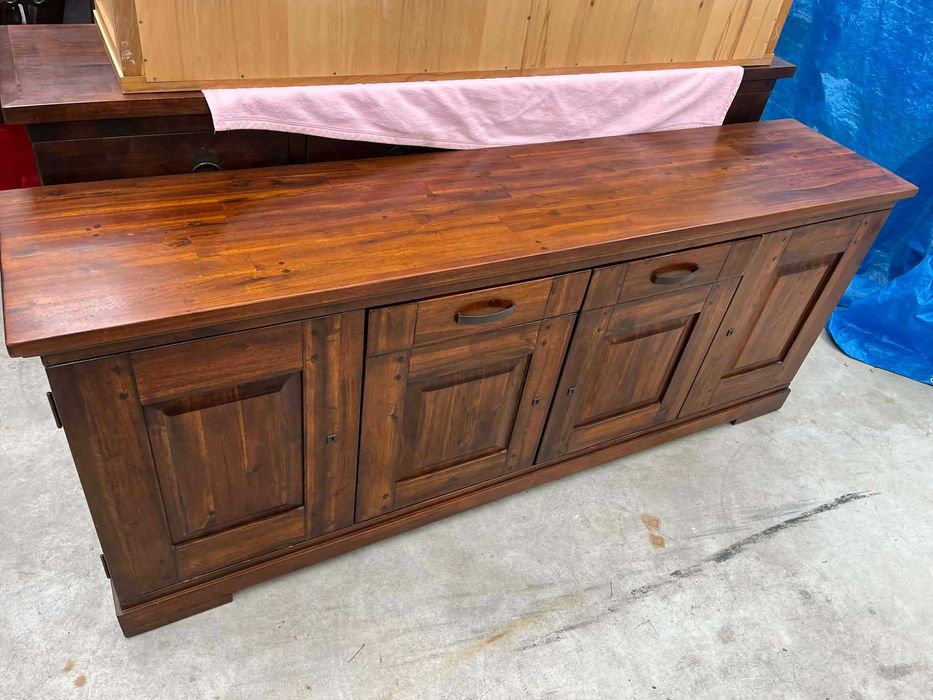 Komoda drewniana kolonialna holenderska solidna masywna FV DOWÓZ