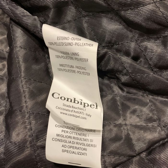 Кожаная куртка Conbipel Brown Duffle Hooded Flight Bomber Alpha Pilot
