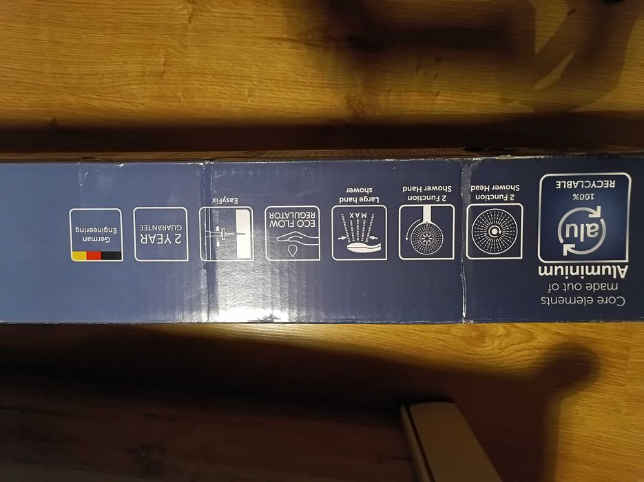 Zestaw prysznicowy ścienny Ideal Standard Ceraflow ALU+