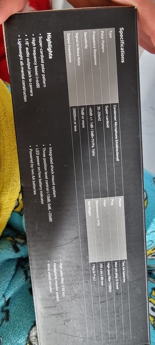 Saramonic  microfone câmara fotográfica