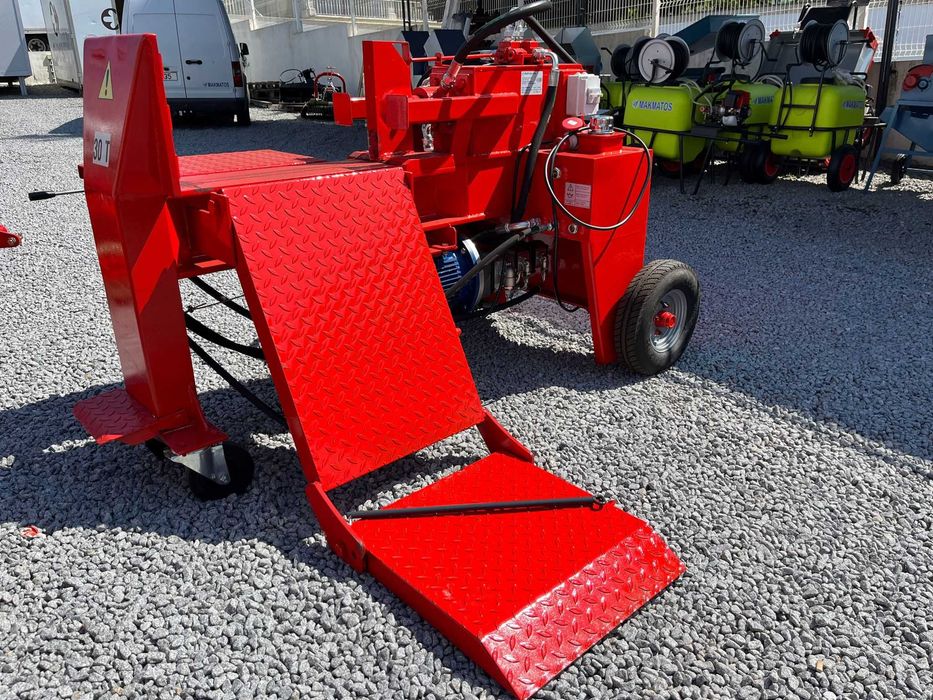 Rachador lenha 30T Trifásico PROFISSIONAL c/ Plataf. elevatória NOVO