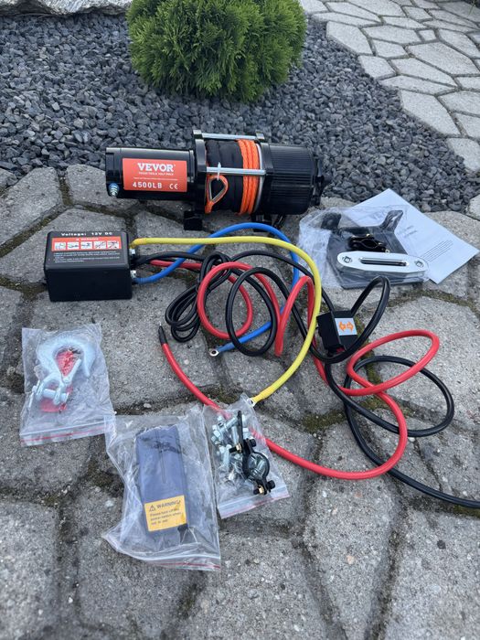 wciągarka elektryczna 2041 kg 12 V 4500 lbs
