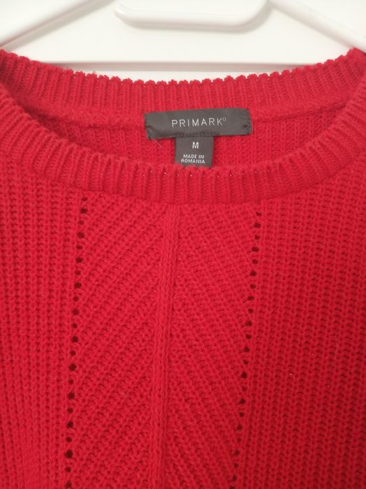 Sweter czerwony Primark M 38