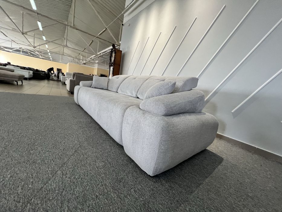 Великий прямий розкладний диван тканина