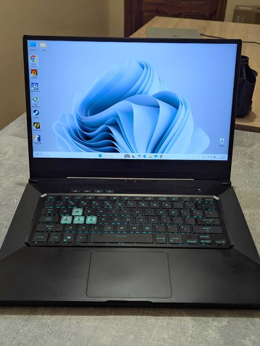 Asus FX516PM Asus TuF i7-11370H RTX 3060 144hz 16ram ssd 512 Full HD