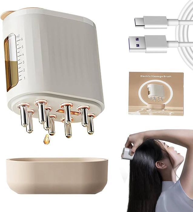 Aplikator olejku do włosów Opossum zaawansowany masażer do skóry glowy