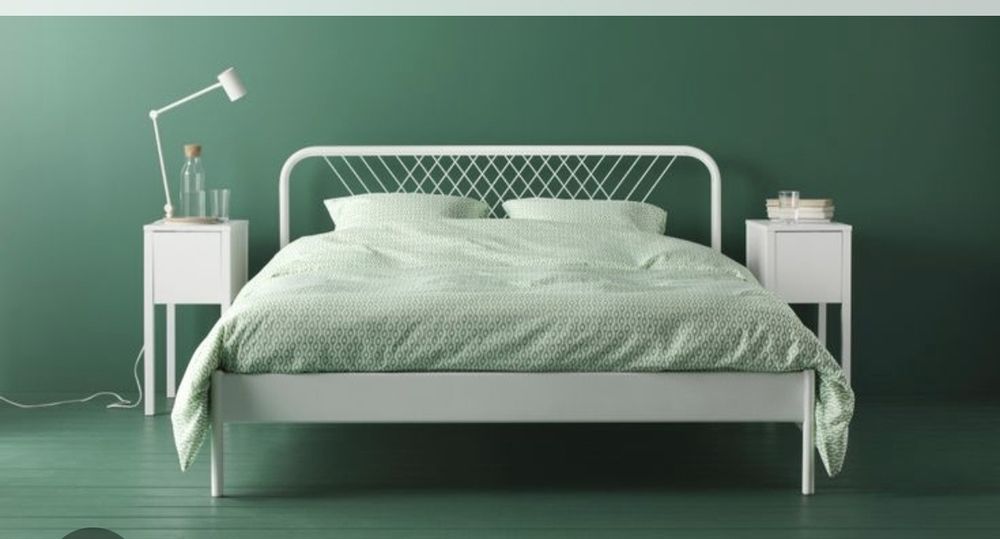 Cama Nesttun*IKEA + colchão*COLMOL + estrado