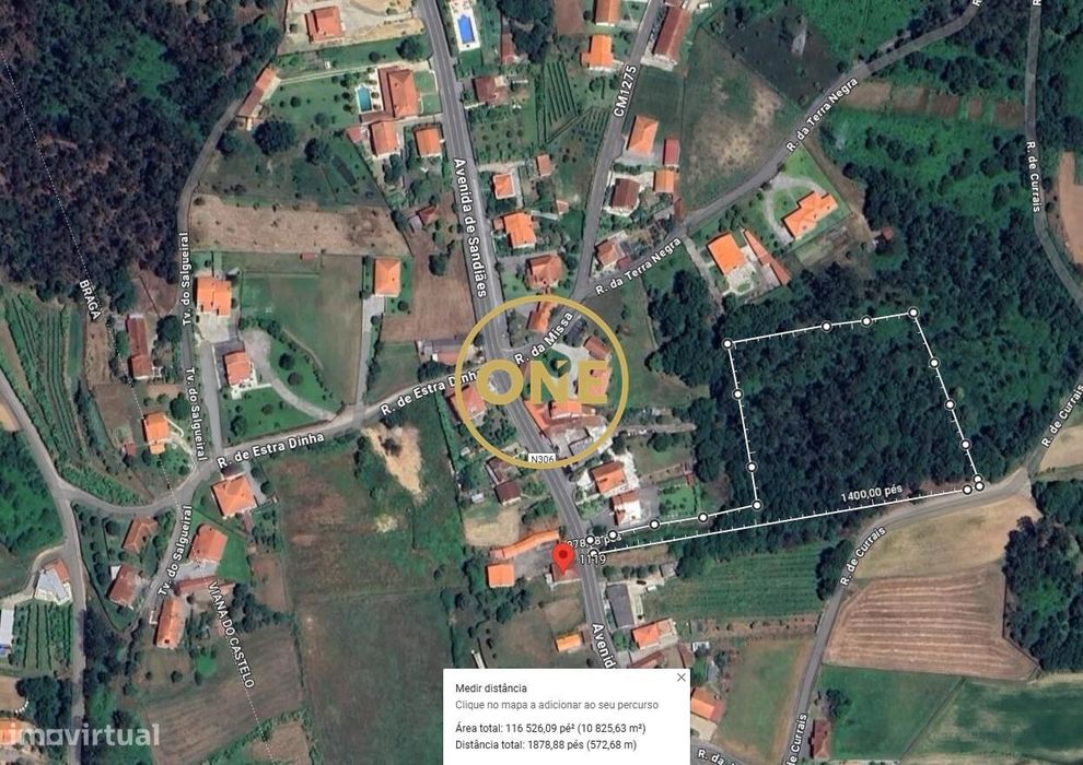 Terreno com capacidade de construção em Ponte de Lima