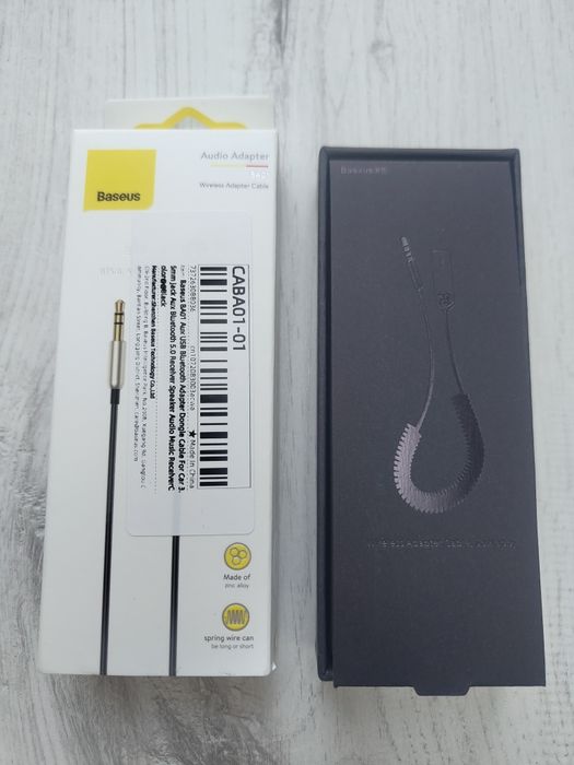 Adapter USB Baseus BA01 Bluetooth 5.0 – AUX 3.5 mm do auta / głośniki