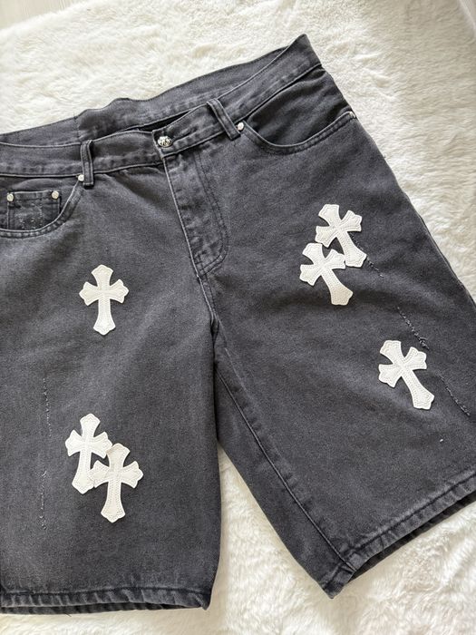 Spodenki dzinsowe chrome hearts fituja na size M