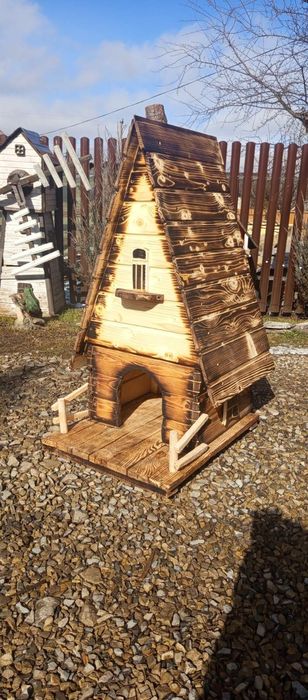 Дерев'яні хатинки-будки для саду та котиків. БЕЗКОШТОВНА ДОСТАВКА