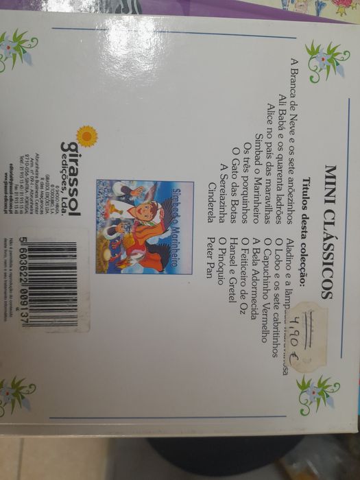 Livro de histórias infantis