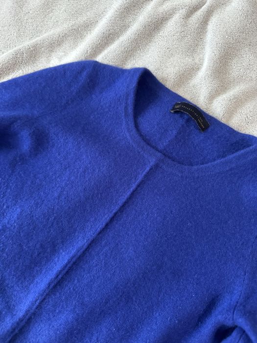 Кашеміровий светр XS синій електрик