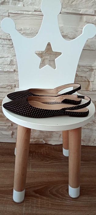 Baleriny w kropki r.37