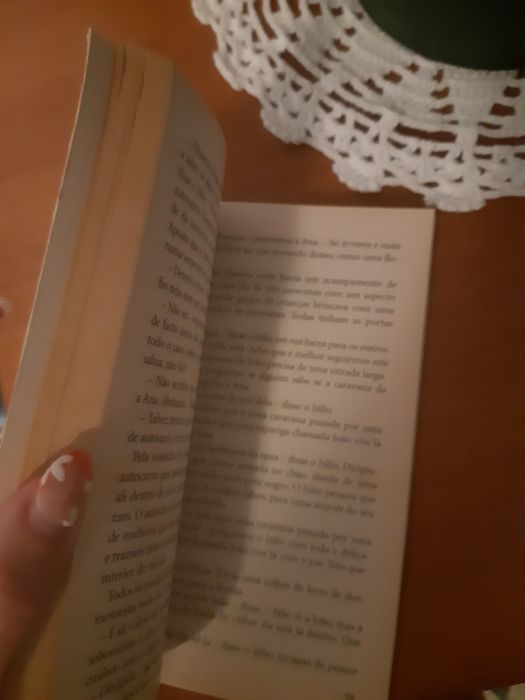 Livro "Os cinco e a pequena cigana "