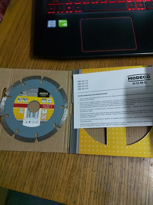 Круг алмазний  отрезной modeco 125 mm