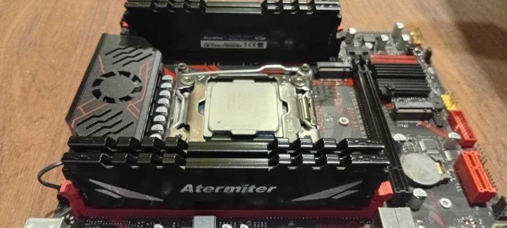 комплект на 2011v3 + 2667v4 3.5mhz 8\16 + ddr4 16gb 2666 в 4 канале