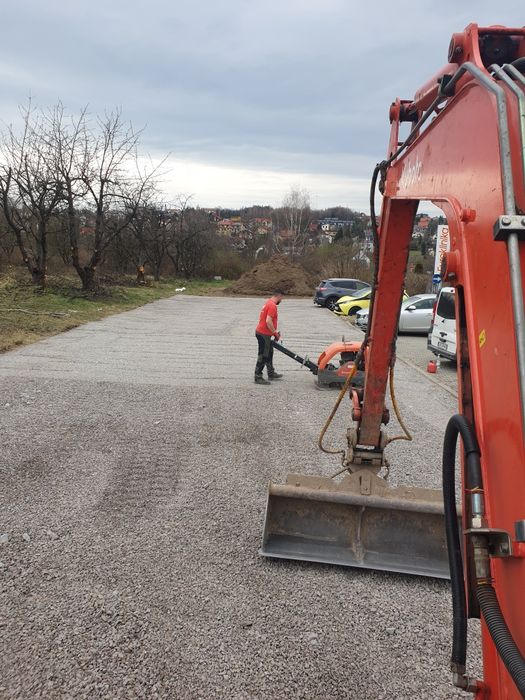 Roboty ziemne, usługi koparką, transport, przyłącza wod-kan, wynajem