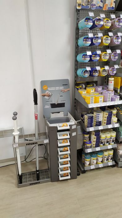 Професійні валики Anza, малярні стрічки Dolphin та Washi (Оригінал)