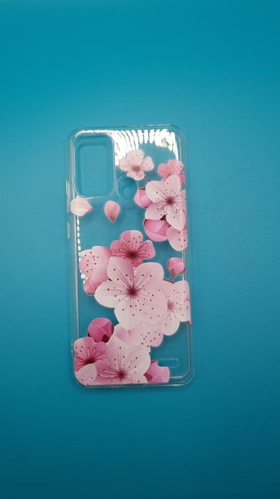 Etui silikonowe TPU do ZTE Blade A53 Pro – kwiaty