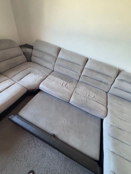 Szary duży narożnik