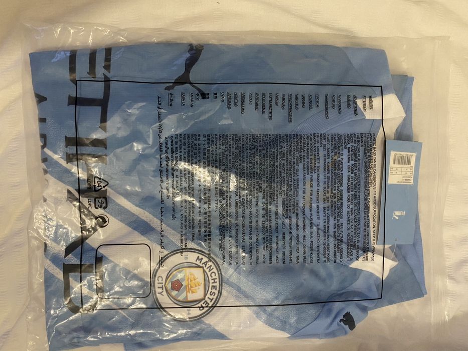 Camisola Futebol Manchester City Home Shirt 25/26 - M - Puma