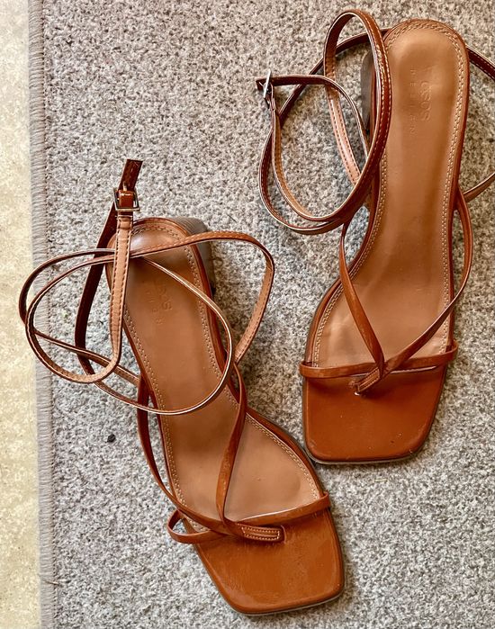 Sandałki Asos 43 Brązowe na stopy dł. ~28 cm