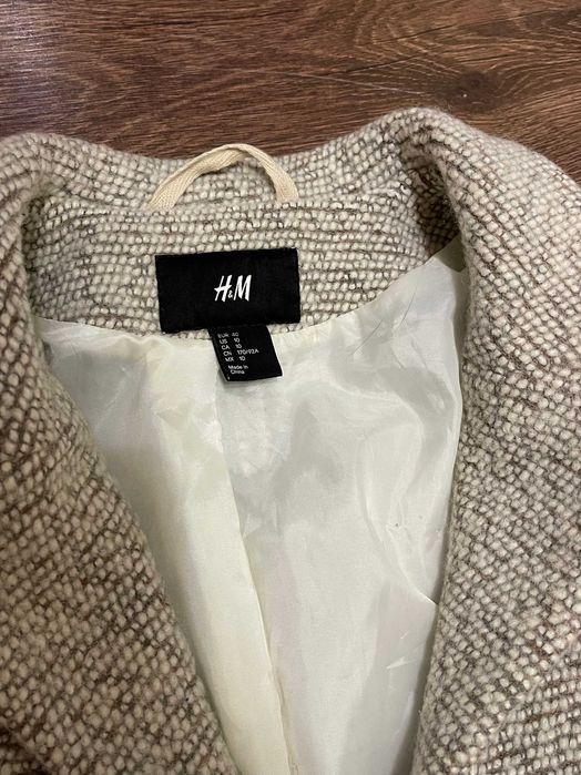 Пальто демі жіноче H&M, розмір S, шерстяне