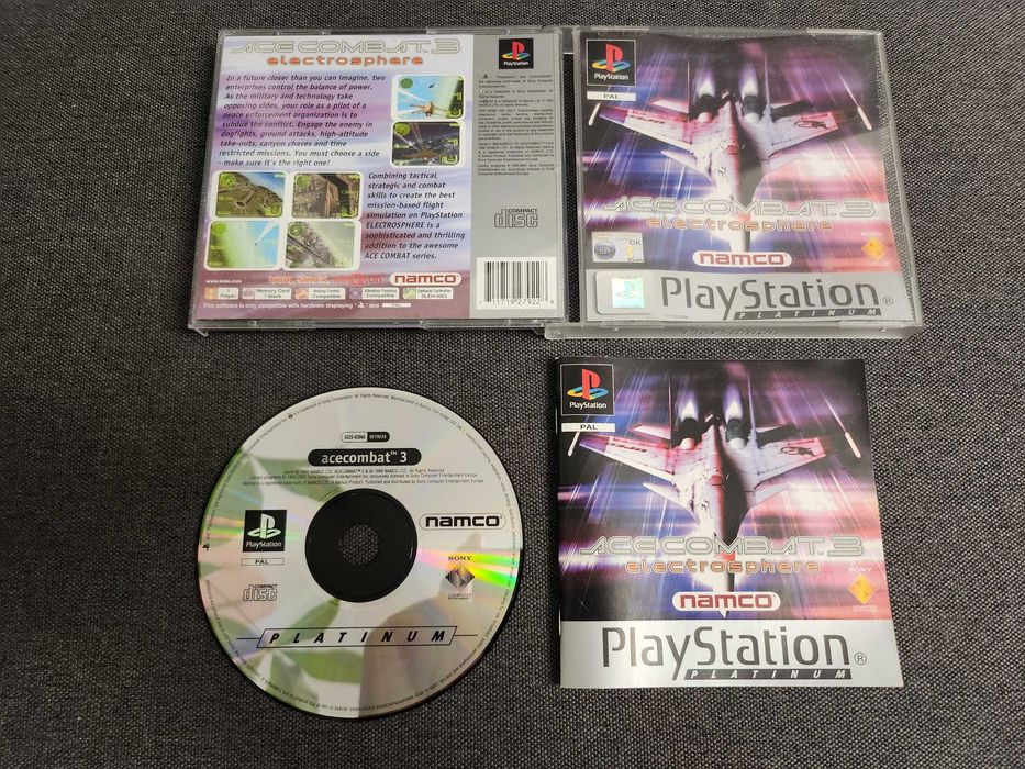 PSX Ace Combat Electrosphere Platynowa Angielska Kompletna