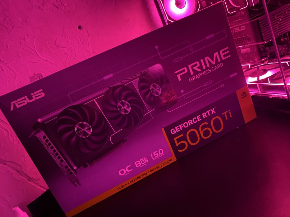 Karta graficzna Nvidia GeForce RTX 5060 ti 8gb Asus prime  3 lata gwarancji