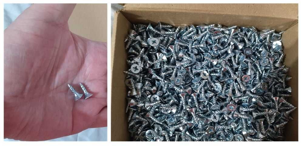 Caixa 1000 Parafusos 5,0 x 16 mm de aço (256)