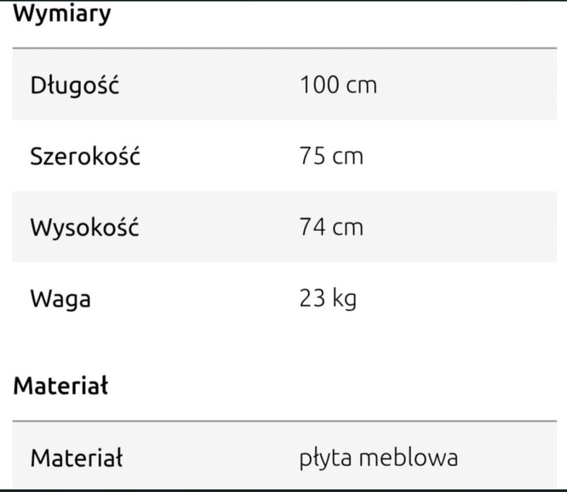 Stoł Campel jasny atelier