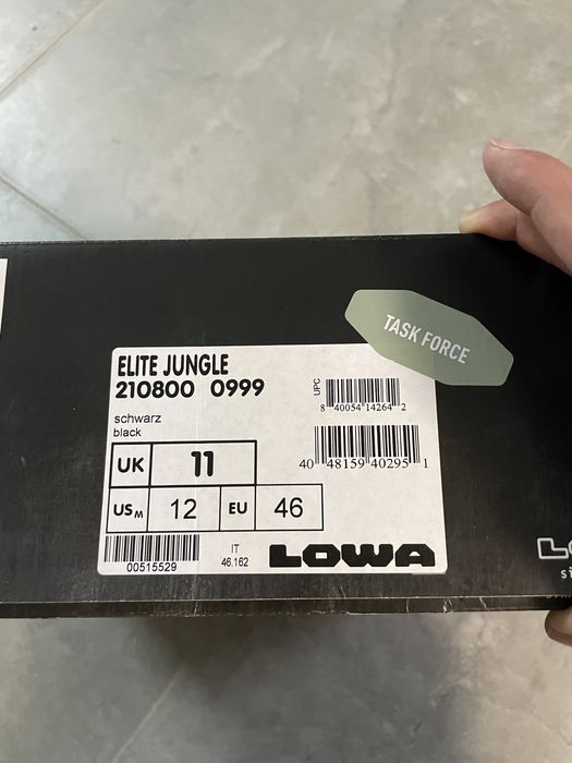 Buty Lowa Elite jungle. Rozm46, 29cm do zadan wodnych.