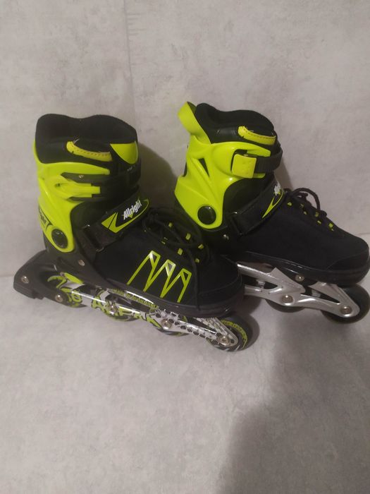 Łyżworolki regulowane firmy Allright model super skate rozmiar S(33-36