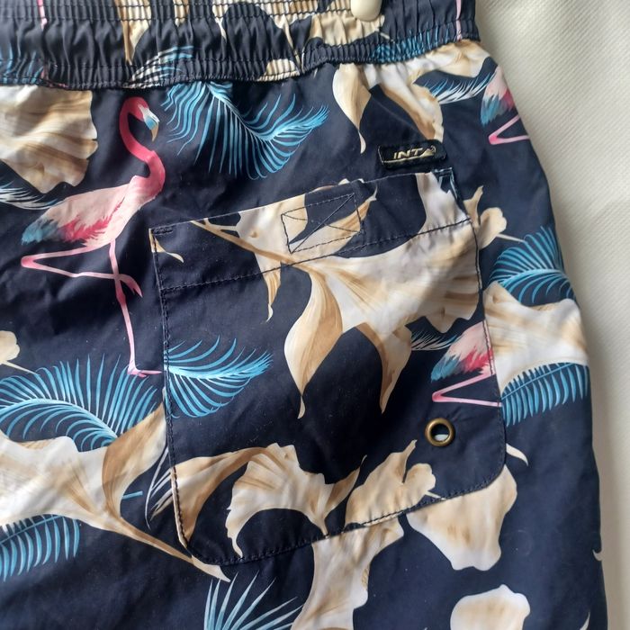 Spodenki szorty plywackie do pływania basen morze flaming