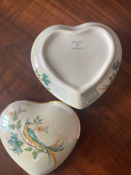 Шкатулка порцелянова Limoges, ручний розпис! ! Франція порцеляна