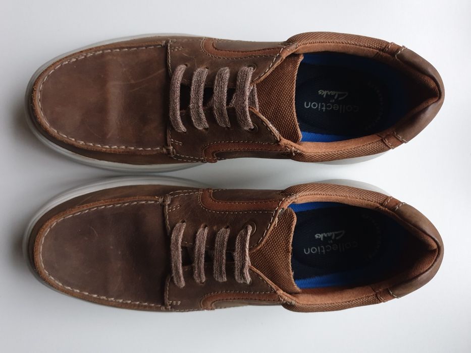 Clarks  черевики чоловічі 42.5 устілка 28 см  кросівки  кеди взуття обувь ботинки   (  як ECCO , Geox , Skechers )